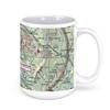 Burlington International Airport, South Burlington, VT, USA FAA Sectional Aeronautical Charts Chart Mug, 11oz view 3