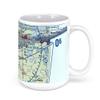 Brownsville South Padre Island International Airport FAA Sectional Aeronautical Charts Chart Mug, 15oz view 3