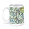 Chicago Rockford International Airport, Airport Circle, Rockford, IL, USA FAA Sectional Aeronautical Charts Chart Mug, 15oz
