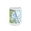 Logan International Airport (BOS), Harborside Drive, Boston, MA, USA FAA Sectional Aeronautical Charts Chart Mug, 11oz view 2