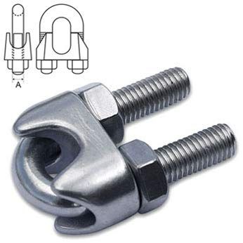 Mastrant ASC02 Stainless Steel 2mm Bull-Dog Grip