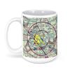 Fresno Yosemite International Airport (Fat), East Clinton Way, Fresno, CA, USA FAA Sectional Aeronautical Charts Chart Mug, 15oz view 1