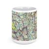 Fresno Yosemite International Airport (Fat), East Clinton Way, Fresno, CA, USA FAA Sectional Aeronautical Charts Chart Mug, 15oz view 2