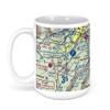 Lynchburg Regional Airport (Terminal Drive), Concord, VA, USA FAA Sectional Aeronautical Charts Chart Mug, 15oz view 1