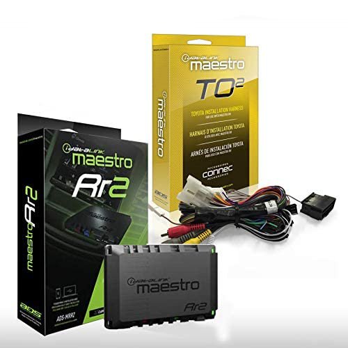 Maestro RR ADS-MRR2 Universal Radio Replacement & Steering Wheel Interface + iDatalink HRN-RR-TO2 Integration Adapter fits Select 2012-up Toyota-Made Cars with Sound of Tri-State Car Freshener Bundle
