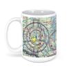Valley International Airport, Heritage Way, Harlingen, TX, USA FAA Sectional Aeronautical Charts Chart Mug, 15oz view 1