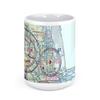 Valley International Airport, Heritage Way, Harlingen, TX, USA FAA Sectional Aeronautical Charts Chart Mug, 15oz view 2