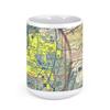 Phoenix-Mesa Gateway Airport, South Sossaman Road, Mesa, AZ, USA FAA Sectional Aeronautical Charts Chart Mug, 11oz view 2