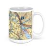 Helena Regional Airport (HLN), Mercer Loop, Helena, MT, USA FAA Sectional Aeronautical Charts Chart Mug, 11oz view 3