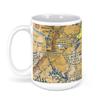 Flagstaff Pulliam Airport, South Pulliam Drive, Flagstaff, AZ, USA FAA Sectional Aeronautical Charts Chart Mug, 15oz view 1