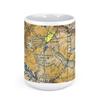 Flagstaff Pulliam Airport, South Pulliam Drive, Flagstaff, AZ, USA FAA Sectional Aeronautical Charts Chart Mug, 15oz view 2