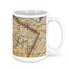 Flagstaff Pulliam Airport, South Pulliam Drive, Flagstaff, AZ, USA FAA Sectional Aeronautical Charts Chart Mug, 15oz view 3
