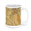 Jackson Hole Airport (JAC), WY, USA FAA Sectional Aeronautical Charts Chart Mug, 15oz view 3
