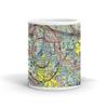 James M Cox Dayton International Airport (Day), Terminal Drive, Dayton, OH, USA FAA Sectional Aeronautical Charts Chart Mug, 11oz view 4