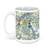 Coastal Carolina Regional Airport, Terminal Drive, New Bern, NC, USA FAA Sectional Aeronautical Charts Chart Mug, 15oz view 1