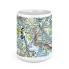 Coastal Carolina Regional Airport, Terminal Drive, New Bern, NC, USA FAA Sectional Aeronautical Charts Chart Mug, 15oz view 2