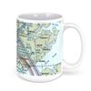 Coastal Carolina Regional Airport, Terminal Drive, New Bern, NC, USA FAA Sectional Aeronautical Charts Chart Mug, 15oz view 3