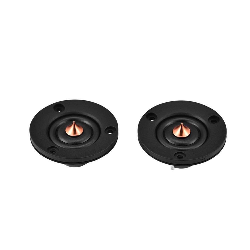 2Pcs 2inch 4Ohm 30W Full Range Audio Speaker Stereo Silk Film Dome Tweeter Treble Speaker for Car Loudspeakers