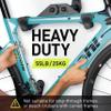 Vibrelli Bike Wall Mount - Horizontal Storage Rack for Hanging Bicycles in Garage - Adjustable Bike Hanger, Holder - Wall Bike Rack Hooks for Bicycle view 2