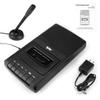 Tyler TCP-01 Portable Cassette Player and Recorder - Retro Shoebox Style Music Device with Stand-Alone Microphone, Built-in Speaker, and Retractable Handle - Auto Voice Level Control, 120V AC Adapter view 3