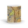 Santa Fe Regional Airport, Santa Fe, NM, USA FAA Sectional Aeronautical Charts Chart Mug, 11oz view 4