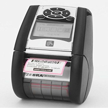 Zebra QN2-AUNA0E00-00 QLN 220 Direct Thermal Mobile Label Printer, Wi-Fi and Bluetooth, Monochrome, 203 dpi, 2.75" H x 3.5" W x 6.5" D QLn220 (Renewed)