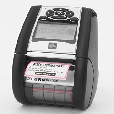 Zebra QN2-AUNA0E00-00 QLN 220 Direct Thermal Mobile Label Printer, Wi-Fi and Bluetooth, Monochrome, 203 dpi, 2.75" H x 3.5" W x 6.5" D QLn220 (Renewed)