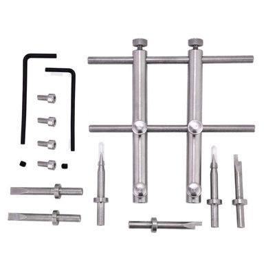 Bewinner Camera Lens Repair Tool Kit Stainless Steel Flat Head Precision Maintenance Set for DSLR 10-100mm Adjustable Wrenches