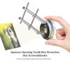 Bewinner Camera Lens Repair Tool Kit Stainless Steel Flat Head Precision Maintenance Set for DSLR 10-100mm Adjustable Wrenches view 2