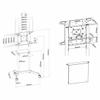 Neomounts Mobile Flat Screen Floor Stand view 3