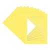 CountryArtHouse Vibrant Yellow Acid Free 20x20 Picture Frame Mats with White Core Bevel Cut for 10x10 Pictures - Fits 20x20 Frame - Pack of 10 Mats view 3