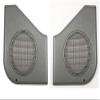 1987-1993 Mustang Door Panel Speaker Grills, Gray (Pair) view 1