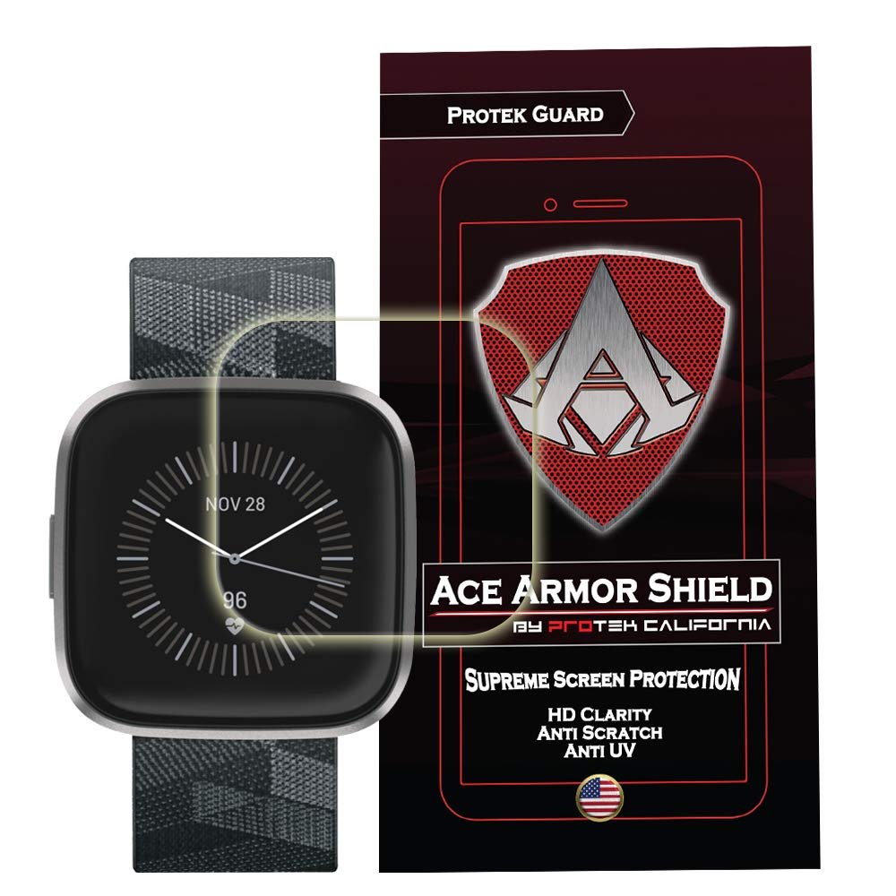 Ace Armorshield (8 Pack) Premium HD Waterproof Screen Protector compatible with Fitbit Versa 2