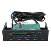 5.25-inch Front USB 3.0 Interface 6 Slot Multifunctional Built-in Card Reader Instrument Panel PC Front Panel, Supports M2, MS, SD, XD, 64G CF Card view 3