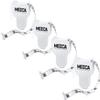 Body Tape Measure - (4 Pack) Measuring Tapes for Body and Fat Weight Monitors, (Inches & CM) Retractable Ruler for Accurate Fat Calculator Helps Calculate Athletic Fitness Measurements, White view 1