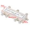 6 Way Splitter Coax Cable Splitte CATV TV Antenna Coaxial Split 5-1000MHz view 4