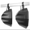 (2) SSV Works 8" Speaker Cage Swivel Pods w/ 2" Clamps Compatible with Polaris RZR/ATV/UTV view 3