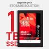 Centon 1TB SSD Internal Solid State Drive, SATA III 6Gb/s 2.5, 3D NAND TLC, Up to 490MB/s, Faster Startup, Apps, Gaming & File Transfers for Laptop/PC Desktop view 2