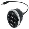 Rockville WB65KLED Bundle: (2) 6.5 in 600-Watt Marine LED Tower Speakers, Black, RXM-T1 1500W Peak Amplifier, RMWK4 4 AWG Waterproof Amp Install Wire Kit, RGHR2 Marine Gauge Hole Receiver, 4-Items view 4