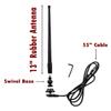 AntennaMastsRus - Black AM-FM Rubber Ducky 15 Inch Antenna Kit fits Volvo Excavator Wheel Loader Hauler Paver Compactor Pipelayer (All Models) view 4