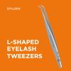 STALEKS PRO Expert 40 Lash Extension Tweezers, L-Shape 50, 2D-4D view 4