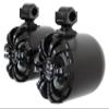 Rockville WB65 Black Bundle: 6.5" 600W Marine Metal Wakeboard Swivel Tower Speakers, RXM-T1 1500W 2-Ch Marine Amplifier, RMWK4 4 AWG Wire Kit, RGHR2 Receiver w Bluetooth USB, Wired Remote, 4 Items view 3