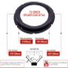 12" Foam Speaker Repair Kit Compatible with Rockford Fosgate FSK-12 Rockford (Single) view 3