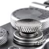 Fuji Shutter Release Button Accessories: Fujifilm Camera Soft Shutter Button - Silver Shutter Button for Canon Nikon Leica Film X100V X100F Xt5 Xt4 Xt3 Xt2 Xt30 Xt20 Xt10 Xpro3 Xpro2 Xpro1 view 1