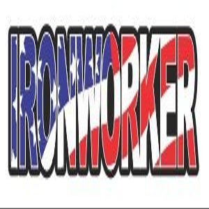3pcs Ironworker Us Flag Funny Hard Hat/Helmet Stickers