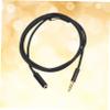 Healifty Headphone Extension Cable Headset Extension Cable 3.5mm 1 Meter Male-to-Female for Speaker Cellphone Computer Black Ear Microphone Microphones view 3