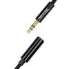 Healifty Earphone Extension Cord 3.5mm 0.5 Meter Male-to-Female Headphone Extension Line Stereo Audio Cable for Speaker Cellphone Computer (Black) Headphone Cases view 3