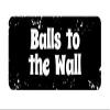 3pcs balls to the wall funny hard hat/helmet stickers view 1