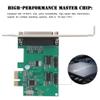 DualSerial 2 Port + 1 Parallel Port PCI Express Card, PCIe Serial Port, Parallel Port Combo Card PCI Express Card Compatible with 16C450/16C550 UART view 2