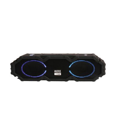 Altec Lansing LifeJacket Jolt - Waterproof Bluetooth Speaker, Durable & Portable Speaker with Qi Wireless Charging and Voice Assistant, Black w/Lights